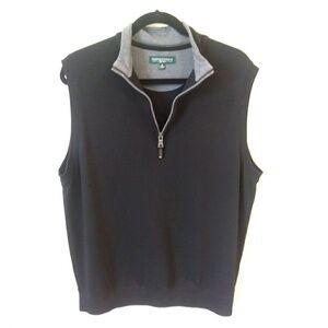 Fairway and Green Signature Interlock 1/4 Zip Vest